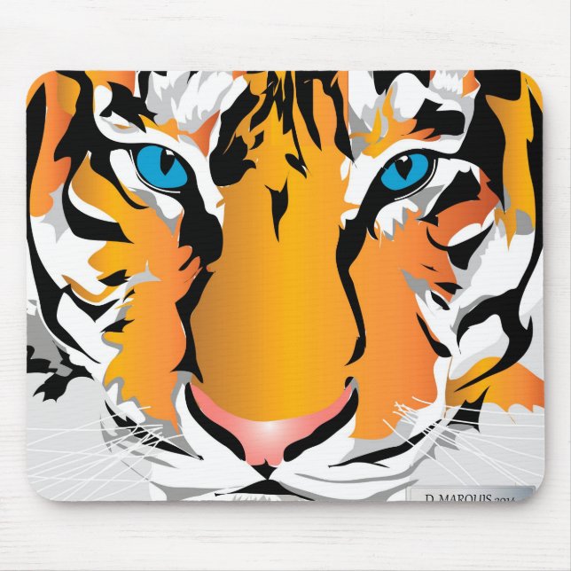 TIGER-ORANGE MOUSEPAD (Front)
