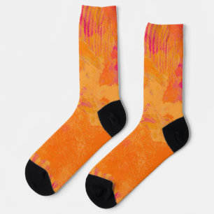 Tiger Orange  Socks