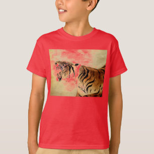 Tiger Painting Art Stripes Safari Jungle Cat T-Shirt