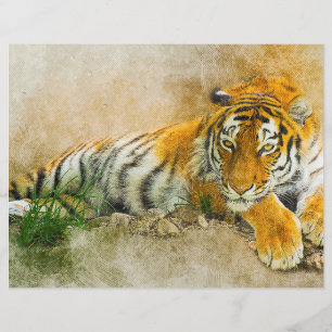 Tiger painting flyer