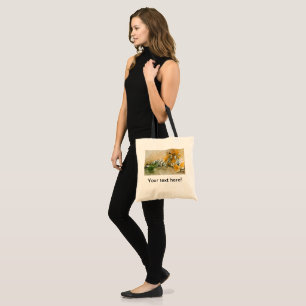 Tiger painting tote bag