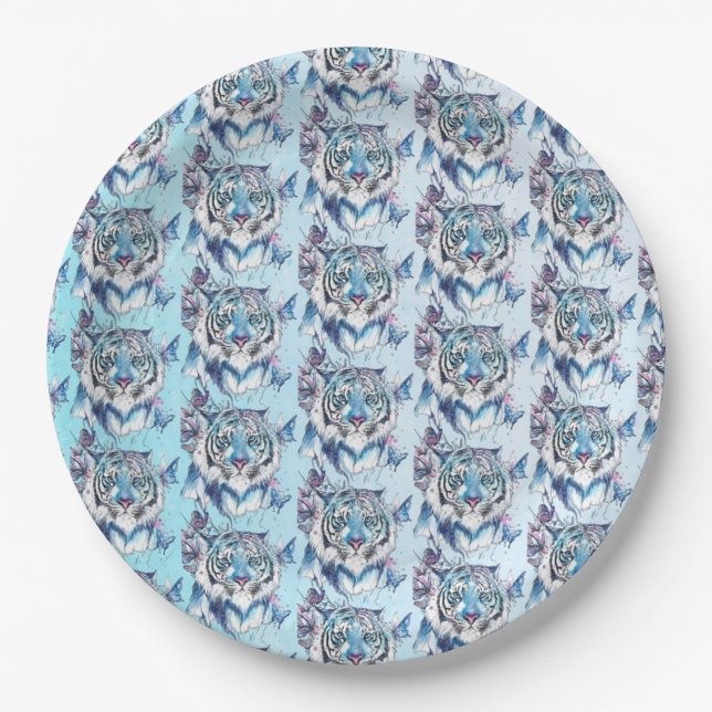 Tiger Paper Plate (Front)