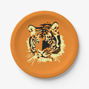 Tiger Paper Plate