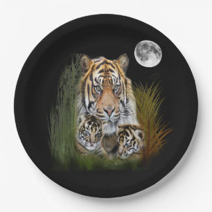 Tiger Paper Plate