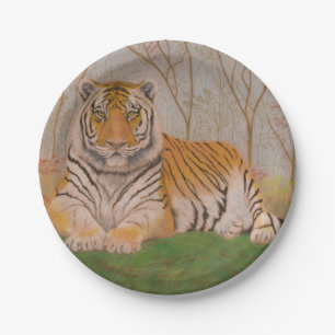 Tiger Paper Plate