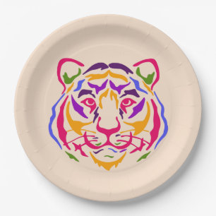 Tiger Paper Plate