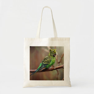 Tiger Parakeet Tote Bag