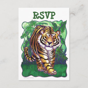 Tiger Party Centre RSVP Cards