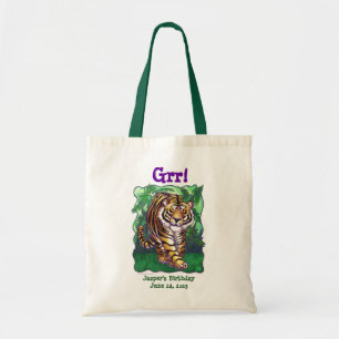 Tiger Party Centre Tote Bag