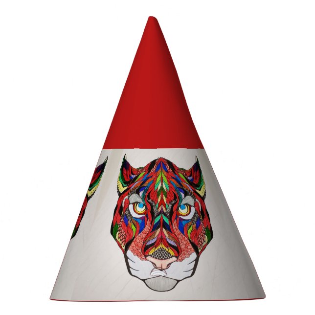 Tiger Party Hat (Right)