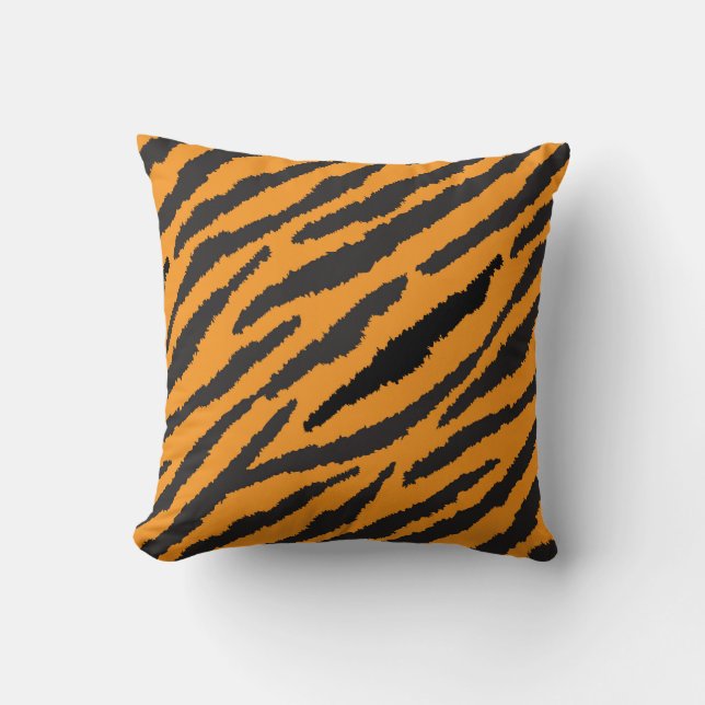 Tiger Pattern Cushion (Front)