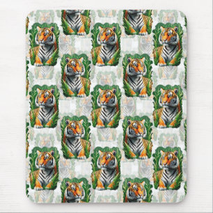 Tiger Pattern Design Mouse Pad