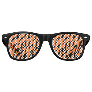 Tiger Pattern Print Retro Sunglasses