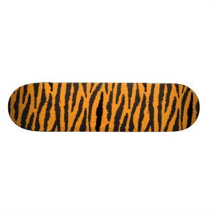 Tiger Pattern Skateboard
