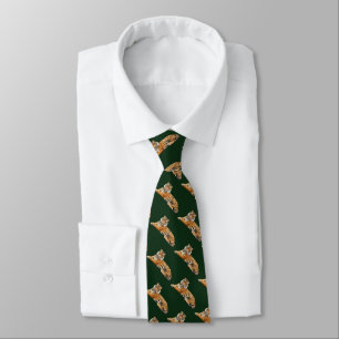 Tiger Pattern Tie