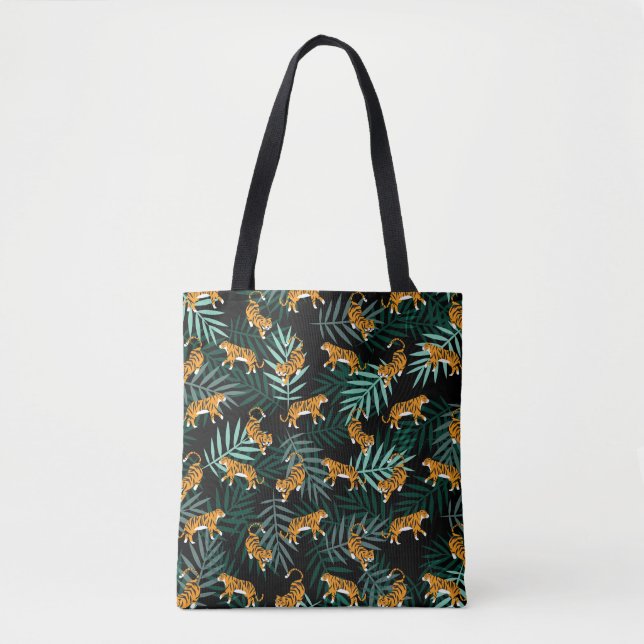 Tiger Pattern Tote Bag (Front)