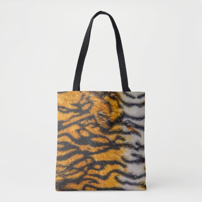 Tiger patterned backgroundabstract, animal, asia,  tote bag (Front)