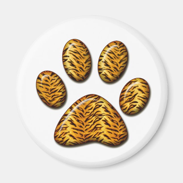 Tiger Paw #1 Magnet (Front)