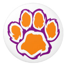 Tiger Paw Ceramic Knobs