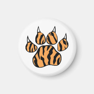 Tiger Paw Print Magnet
