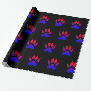 Tiger Paws Wrapping Paper