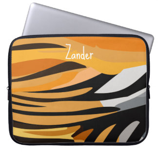 "Tiger Pelt" Customisable Laptop Sleeve