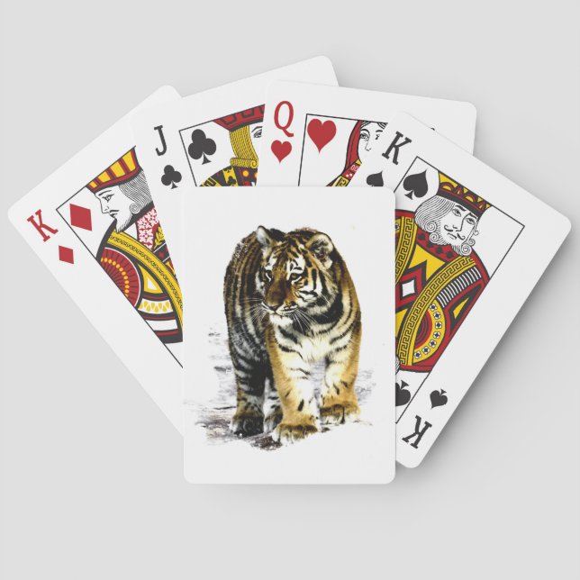 Tiger Playing Cards (Back)