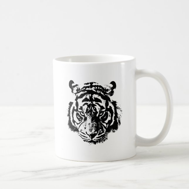 Tiger Pop Art Coffee Mug (Right)