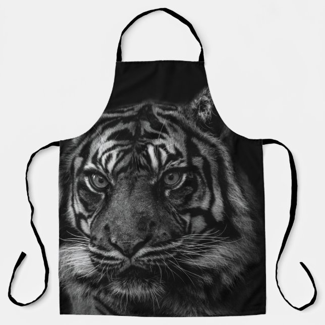 TIGER PORTRAIT IN BW APRON (Front)