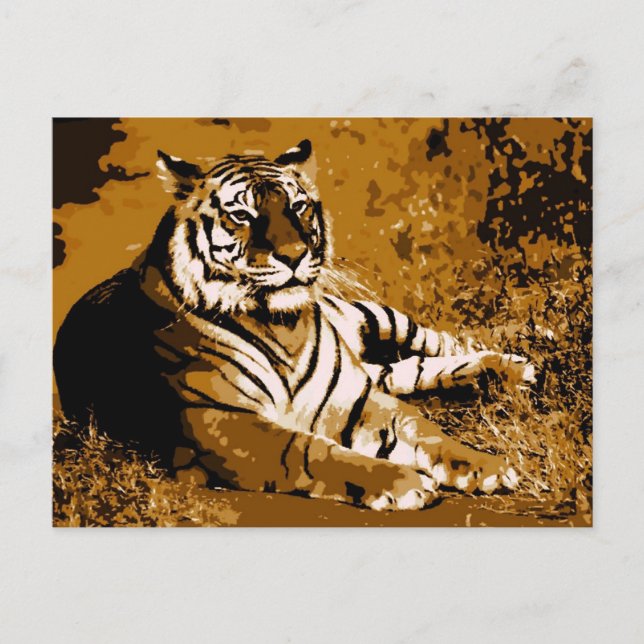 Tiger Postcard (Front)