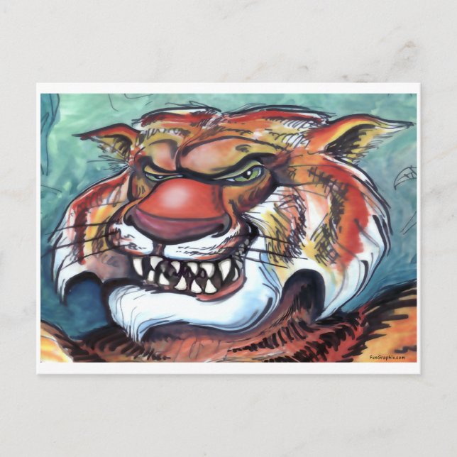 Tiger Postcard (Front)
