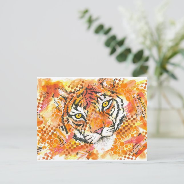 tiger postcard (Standing Front)