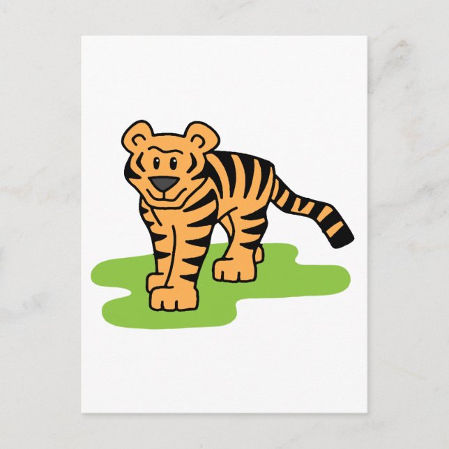 Tiger Postcard (Front)