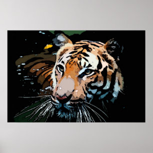 Tiger Poster Print - Pop Art Posters