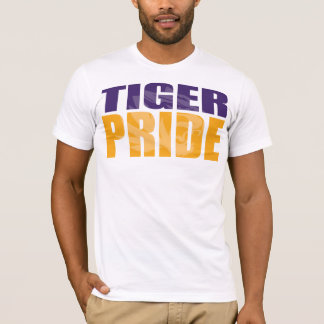 Tiger Pride White on White T-Shirt