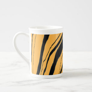 Tiger Print  Bone China Mug
