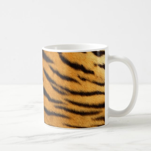 Tiger Print Coffee Mug (Right)