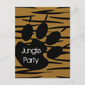 Tiger Print Invitations
