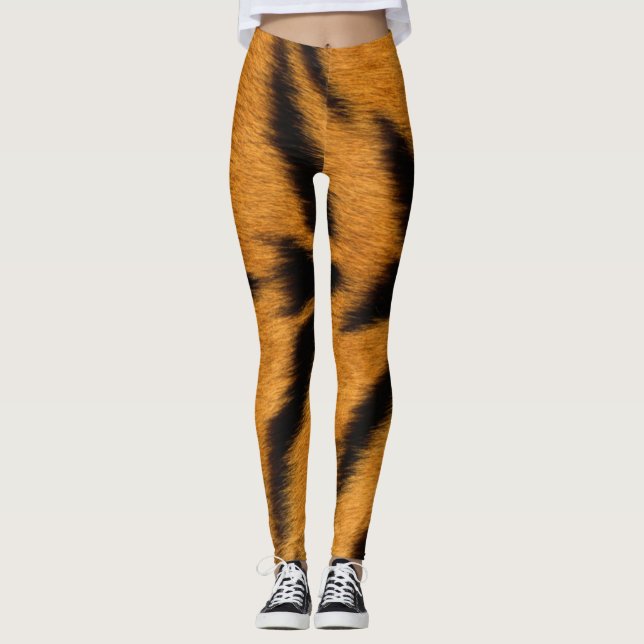 Tiger Print Leggings (Front)