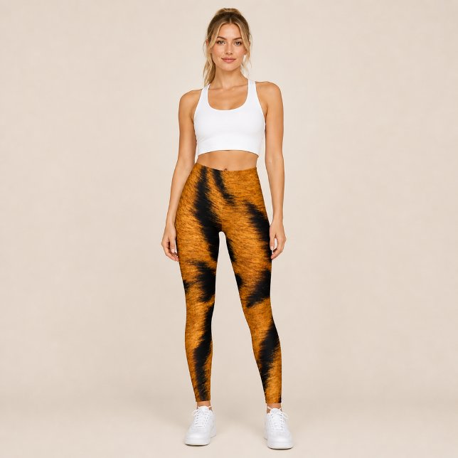 Tiger Print Leggings (Creator Uploaded)