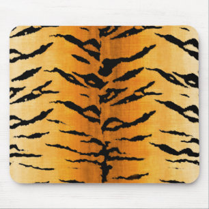 Tiger Print Mouse Pad