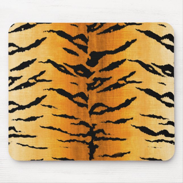 Tiger Print Mouse Pad (Front)