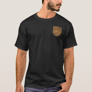 Tiger Print Pocket for A Cool Wild Cat Animal T-Shirt
