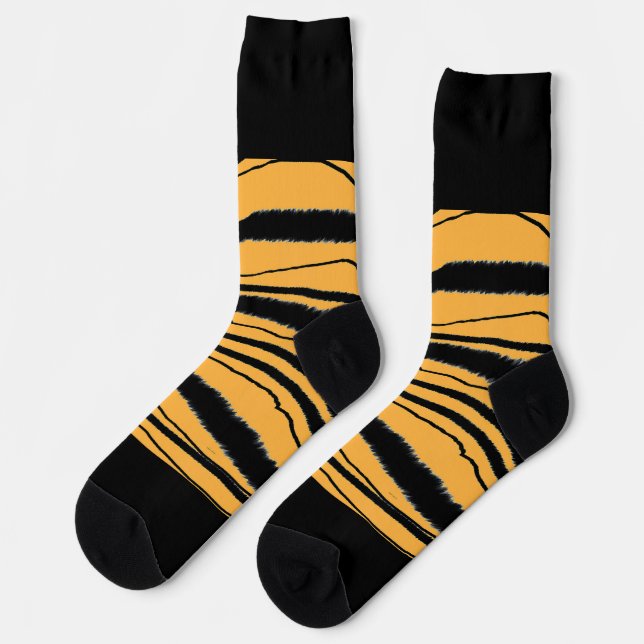 Tiger Print  Socks (Left)