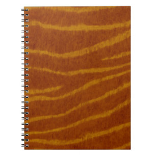 Tiger Print Spiral Notebook