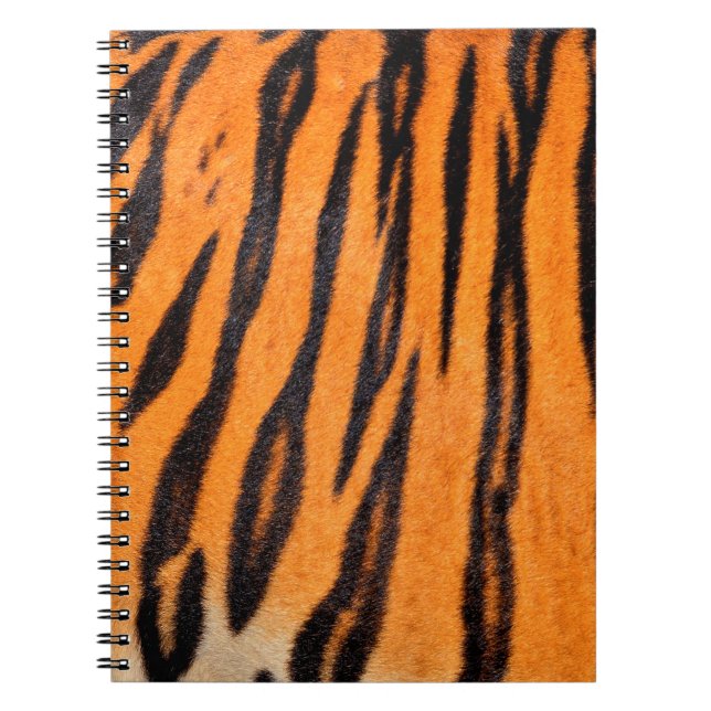 Tiger print texture notebook (Front)