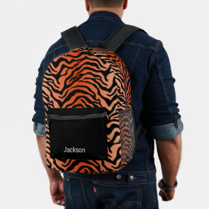 Tiger printed backpack