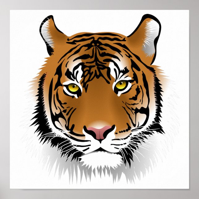Tiger Profile Poster (Front)