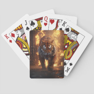 Tiger Rage Playing Cards