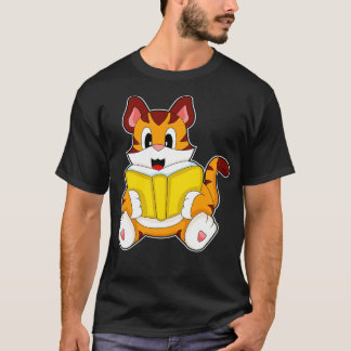Tiger Reading Book 1 T-Shirt